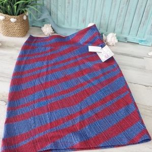 NWT LuLaRoe Cassie Striped Pencil Skirt